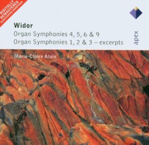 Marie-Claire Alain - Widor : Organ Symphonies Nos 4 - 6 & 9, Organ Symphonies 1 - 3 [Excerpts]