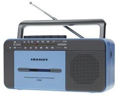 Crosley - Crosley Cassete Player-Blu / Grey